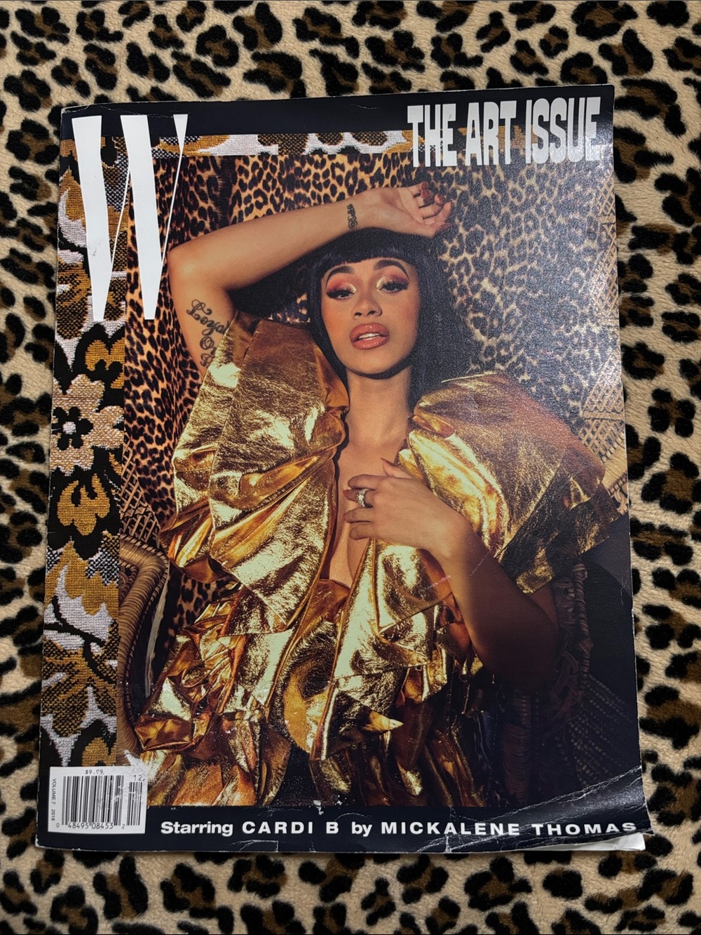 2018 CARDI B 🎤 W Magazine Art Issue Volume 7 Afro Latina Rap Music Fashion NYC